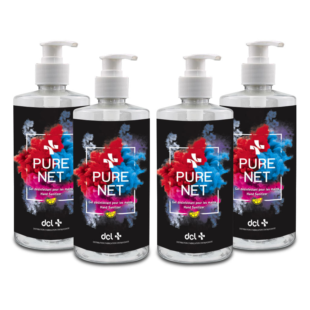 Caisse de gel désinfectant (500ml)